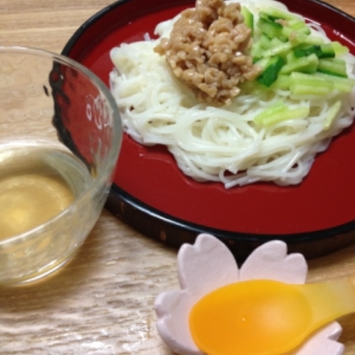 離乳食☆納豆素麺